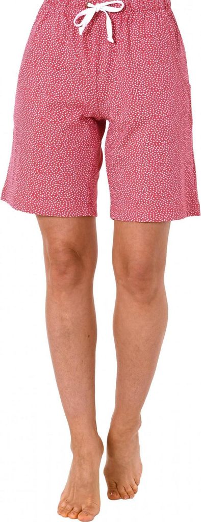Pyjama Bermuda kurze Hose bedruckt - Mix & Match - ideal zum kombinieren 224 90 904 ; rot , 36