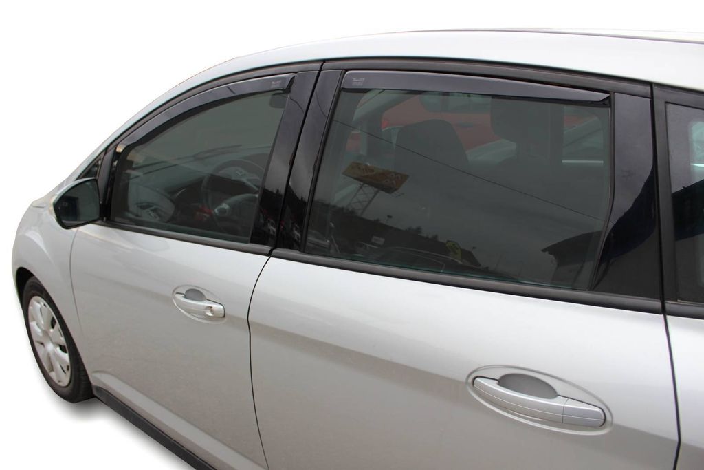 HEKO Windabweiser Set Für Ford Focus C-Max (2003-2010) – 4-teilig, Getönt, Aerodynamisch