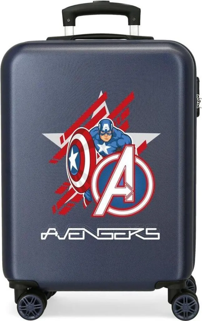 Valigia Trolley Marvel Avengers All Heroes 55cm ABS 4 Ruote