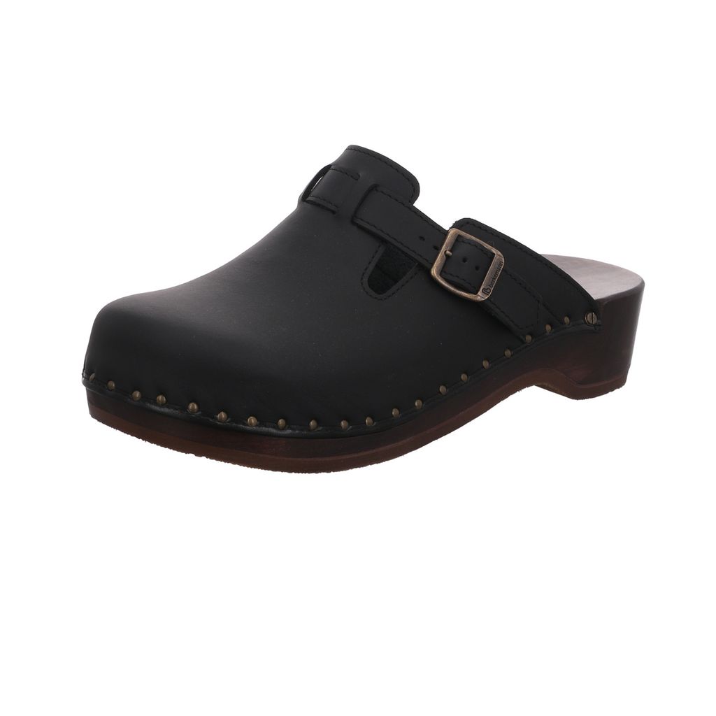 Berkemann Uni  Clogs  Riemen Toeffler 00402-900 Schwarz Produktbild 