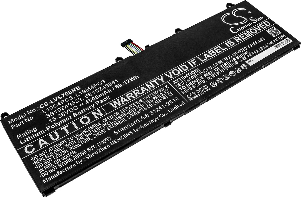 Batterie Haute Capacité pour Lenovo Legion S7 15IMH5 Série Techtek