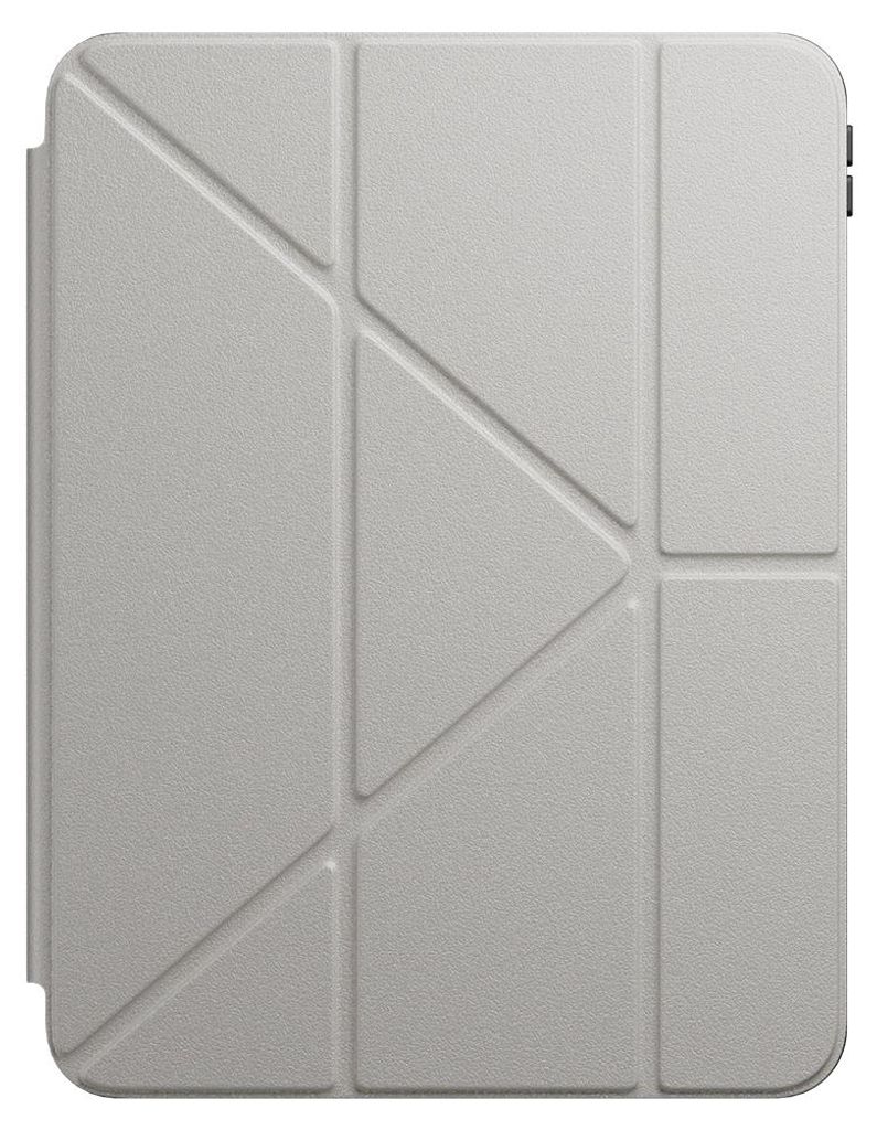 Native Union, Stoßfestes Multiwinkel Etui mit Klappständer iPad 13 / Pro 12.9, Grau