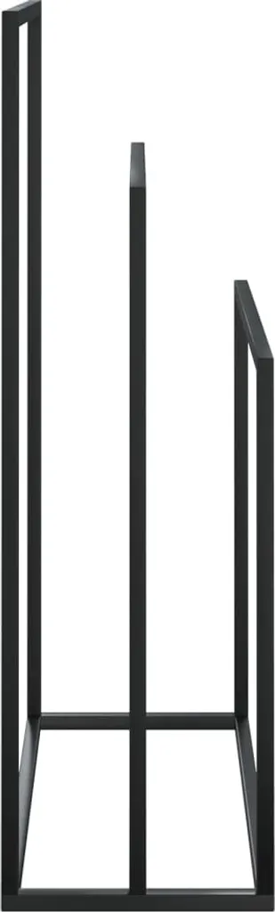 Support serviette noir mat fer 48x24x79 cm - Design Industriel Stable