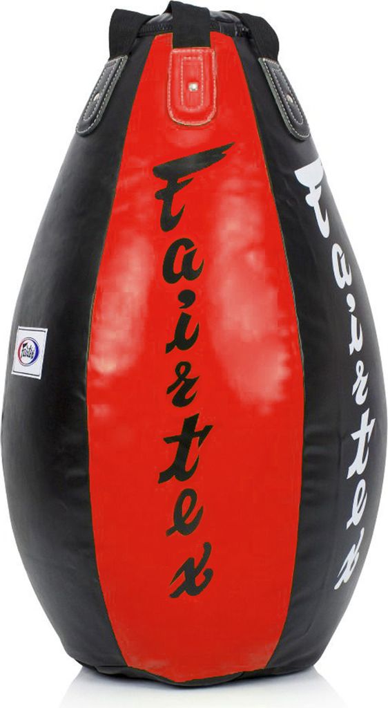 Sac de sable Fairtex Teardrop Bag HB15, couleur rouge/noir Image du produit 