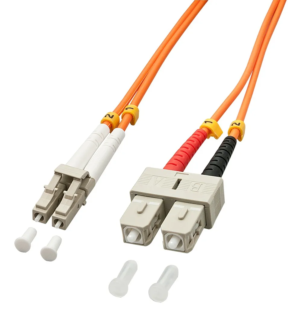 Cavo Fibra LC/SC OM2 5m Lindy 46993 | Connessione Sicura e Garantita