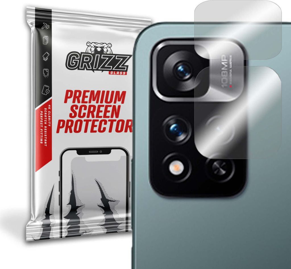 Glas für die Kamera GrizzGlass HybridGlass für Xiaomi Redmi Note 11 Pro Plus