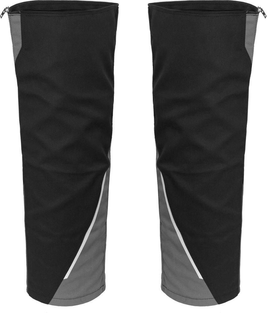 Qualitex - Beinverlängerung IRON aus Lyocell - NUR FÜR IRON ARBEITSSHORTS - in Farbe: schwarz/grau - Herren: 58/60/62