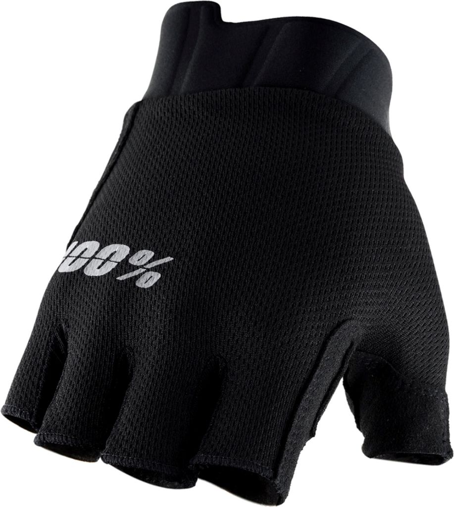 100% Damen Kurze Handschuhe Exceeda Gel , Solid - Schwarz, S