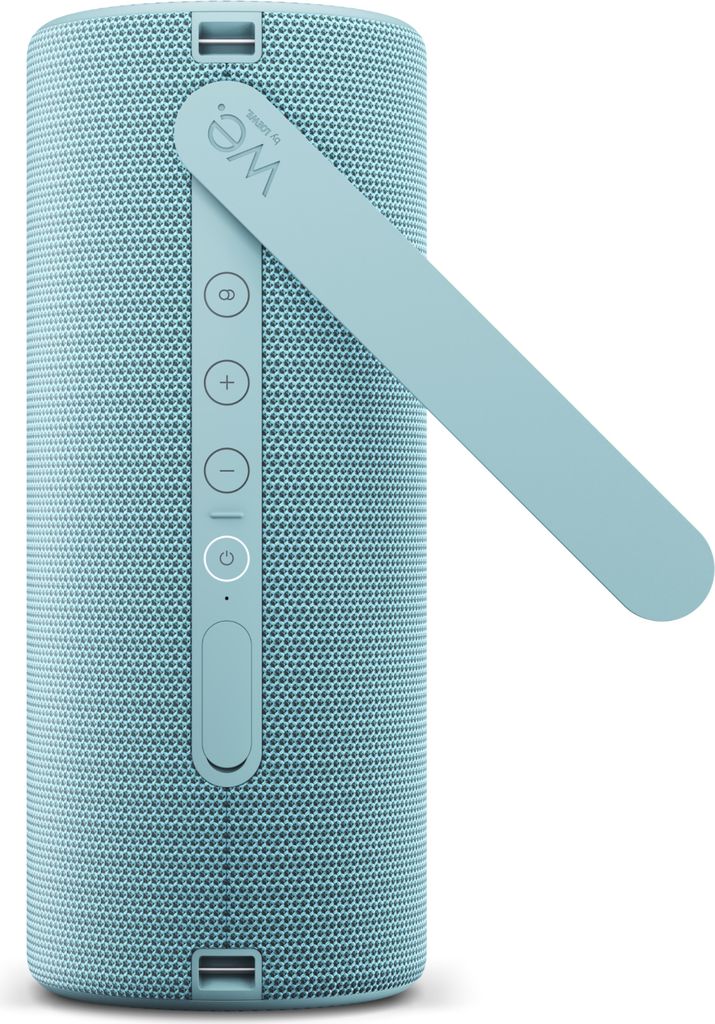 Loewe WE. Hear 2 aqua blue, Bluetooth Lautsprecher, 60W, Wasserresistent, Tragbar, Aufladbar, 17h Lange Akku Laufzeit, für Outdoor und Indoor