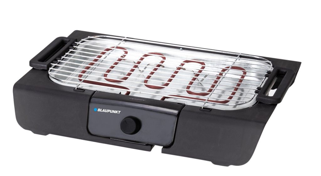 Blaupunkt Elektrogrill MEN832 Elektrogrill Tischgrill elektrisch Balkon, Grill Elektro, 2000,00 W, Elektrischer Grill Garten Antihaftbeschichtet
