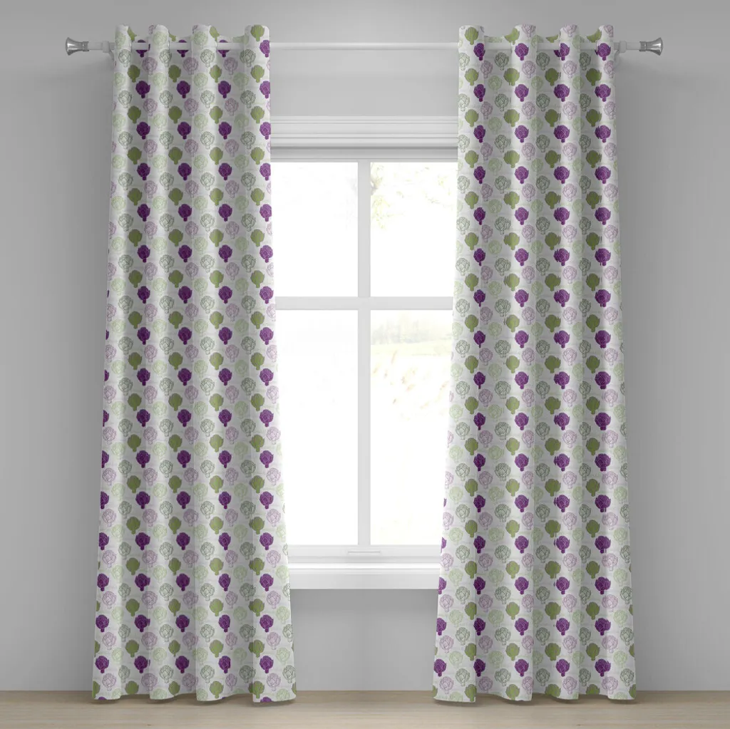 Tende Decorative Artistiche Carciofi - Green Style ABAKUHAUS