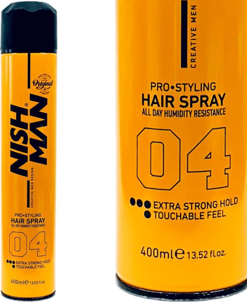 Nishman - 04 Extra Starkes Haarspray - Haarspray 400ml