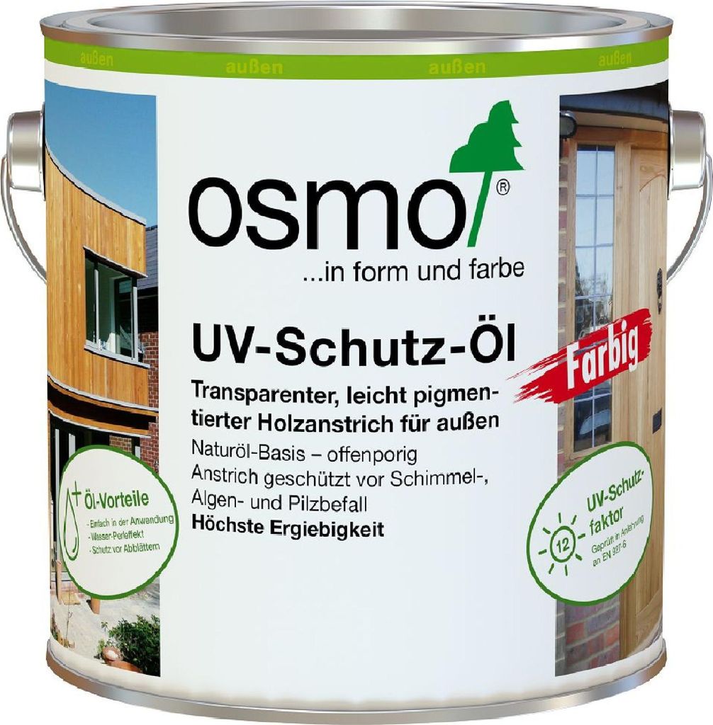 Osmo UV-Schutz-Öl Farbig Eiche hell 2,50 l - 11600093 Produktbild 