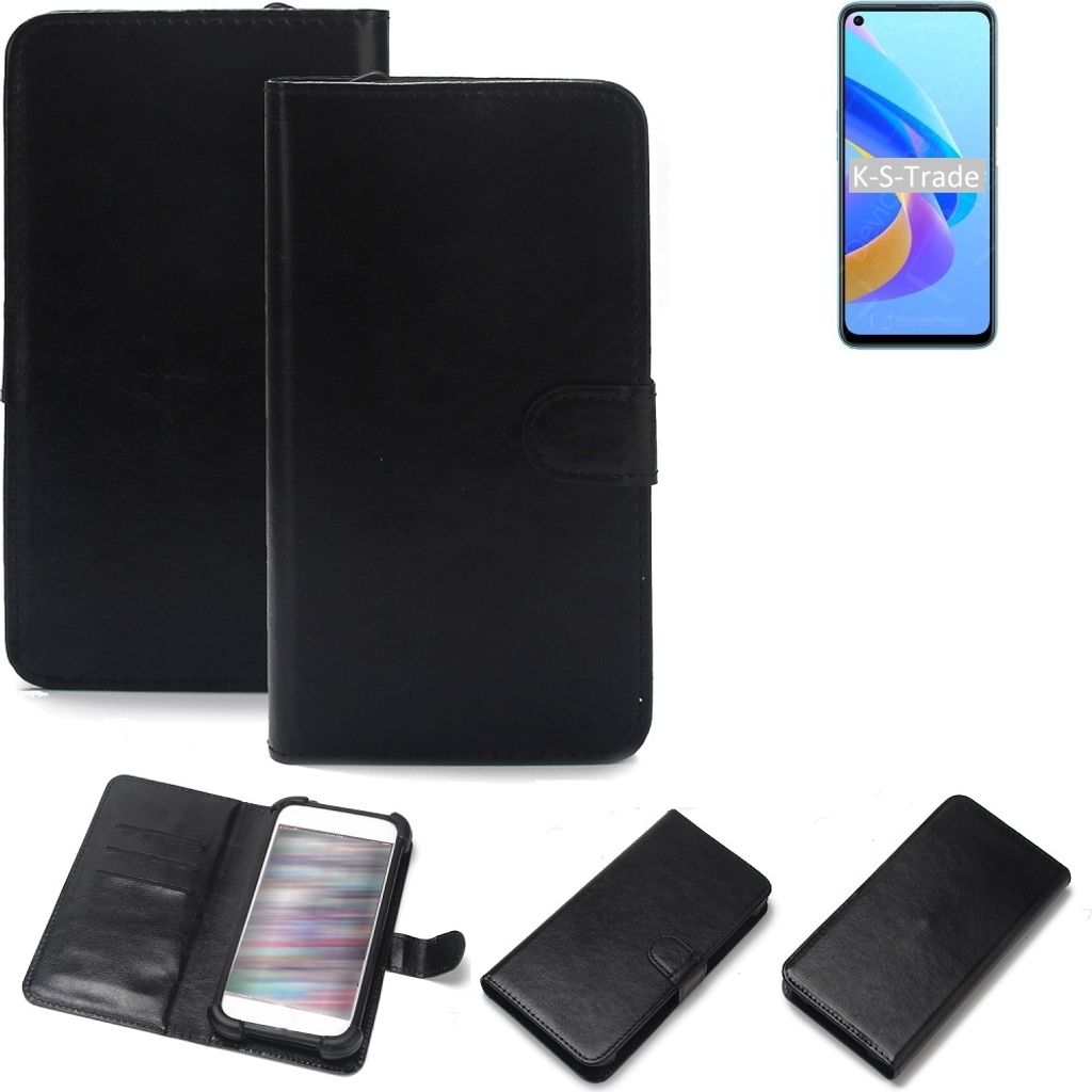 K-S-Trade Handyhülle Schutzhülle kompatibel mit Oppo A36 Handy Schutz Hülle Handyhülle Bumper schwarz 1x