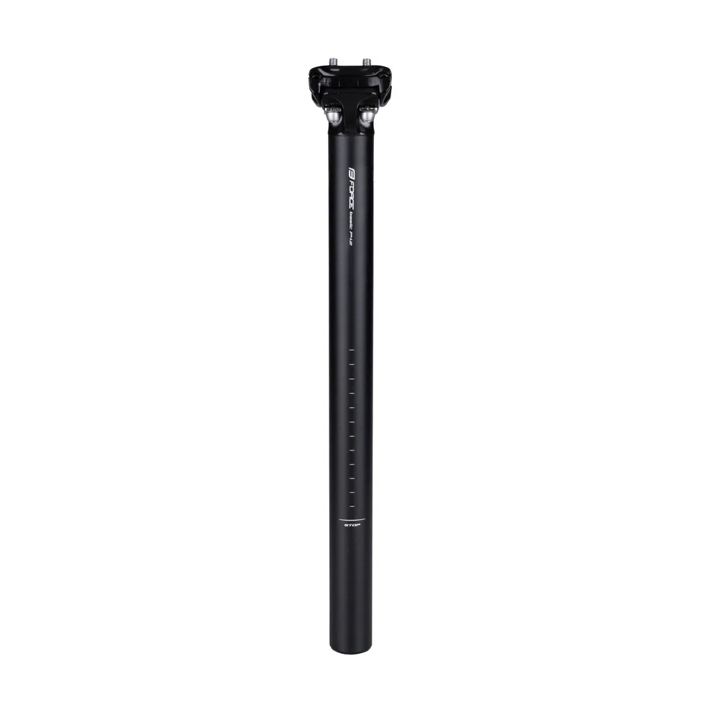 Tige de selle FORCE BASIC P4.2 30,9/400mm en aluminium noir robuste