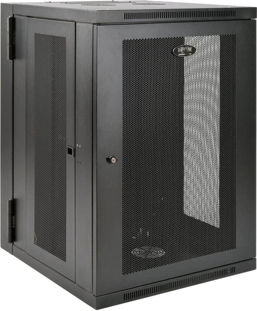 Eaton Tripp Lite Series 18U Wall Mount Rack Enclosure Server Cabinet Swinging Hinged Door Deep - Schrank Netzwerkschrank - geeignet für Wandmontag...