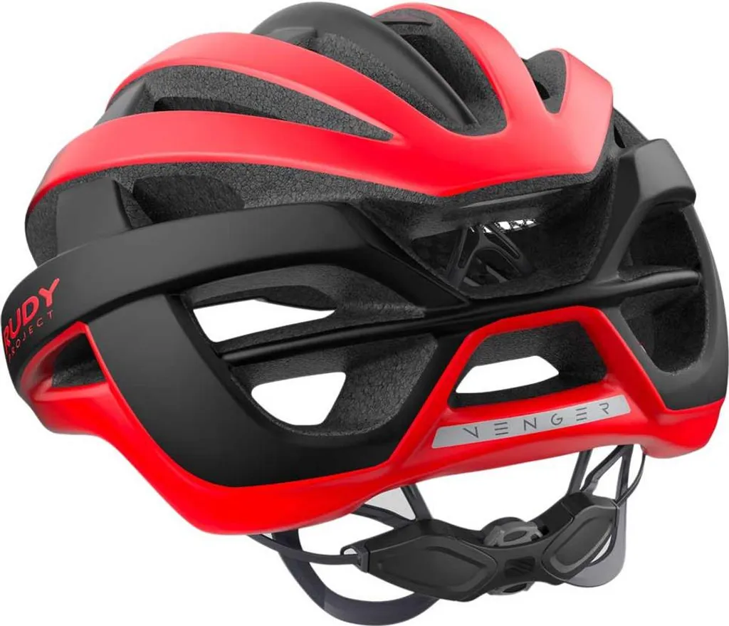 Casque Rudy Project Venger Léger et Ventilé Rouge et Noir Taille M