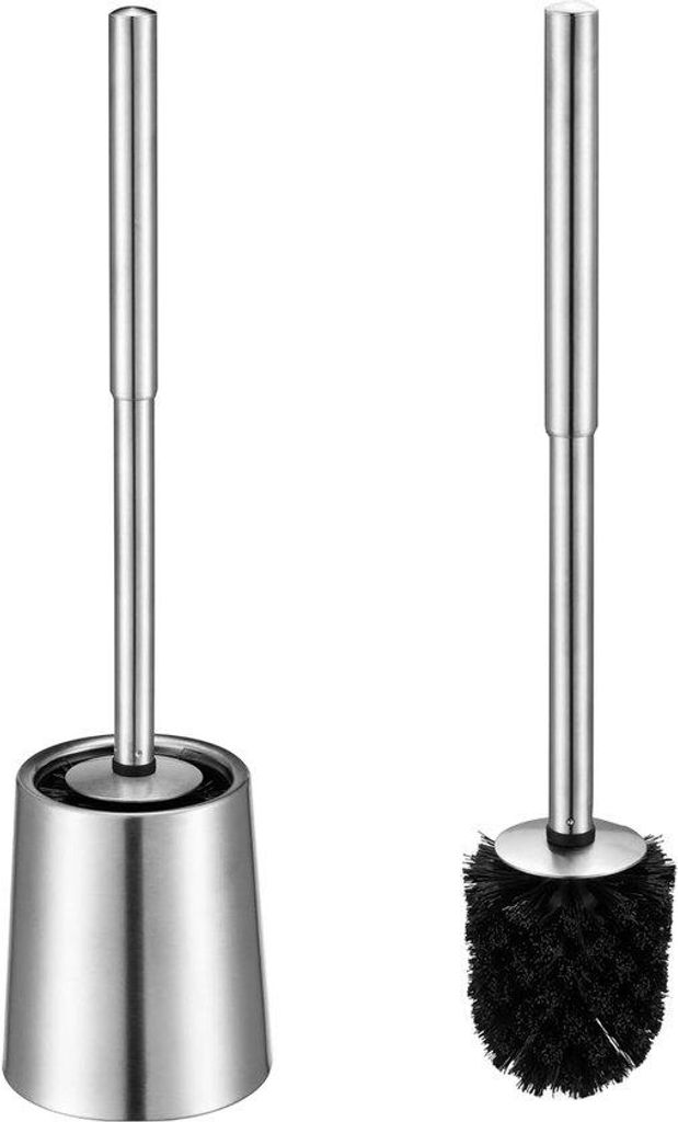 Edelstahl-Toilettenbürste und Halter Set silber SUS304