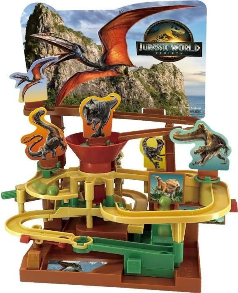 Epoch Jurassic World Adventure Game | Gioco da Tavolo Dinosauri 4+ Anni