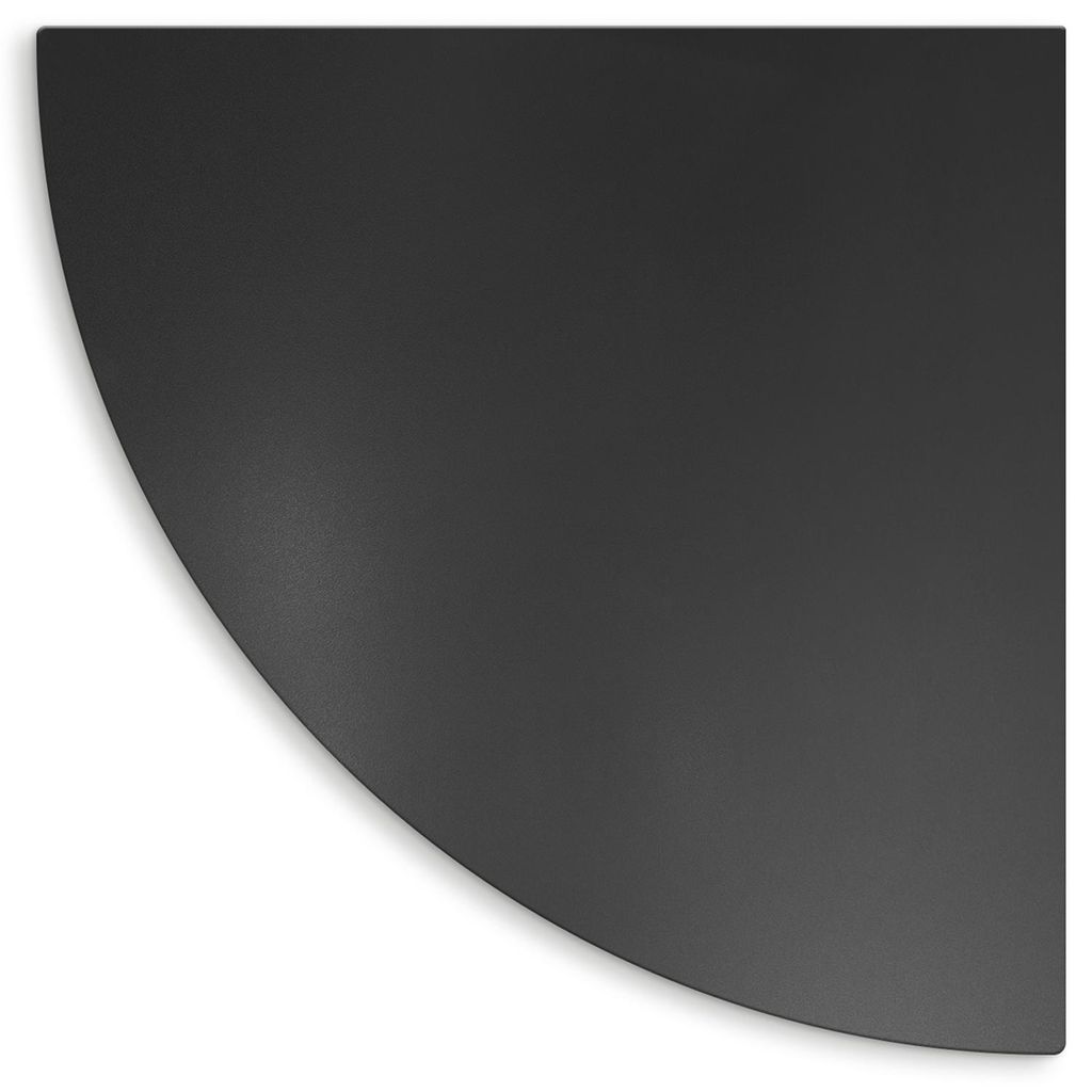 Schwarze Grill-Unterlage - Outdoor - Metall - Bodenschutzplatte - 100x100 cm - Hitzeschutzplatte - Terrasse - Feuerfest - Grillzubehör