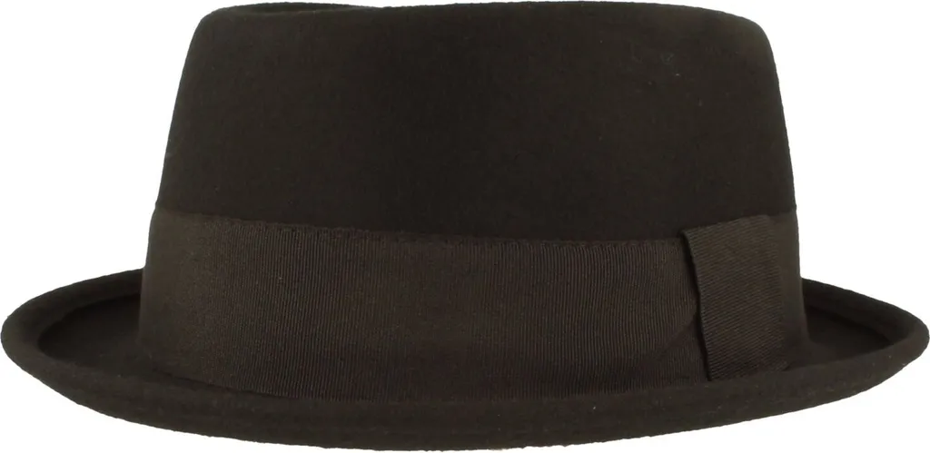 Cappello Uomo Hut-Breiter Pork Pie in Feltro di Lana - Eleganza Italiana