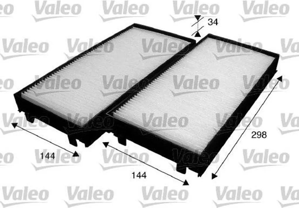 Filtre à air intérieur VALEO 715583 pour habitacle de X5 et X6 OE