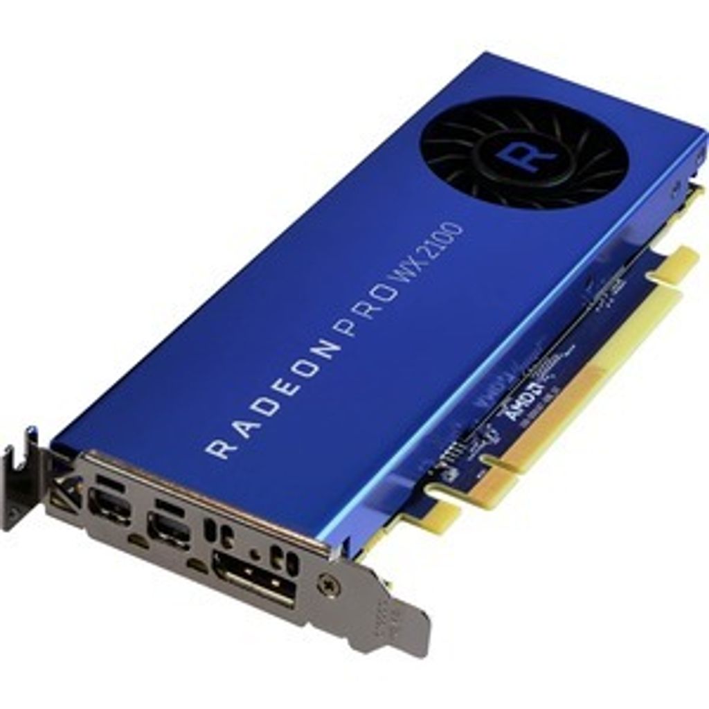 AMD 100-506001, Radeon Pro WX 2100, 2 GB, GDDR5, 64 Bit, 3840 x 2160 Pixel, PCI Express x16 3.0