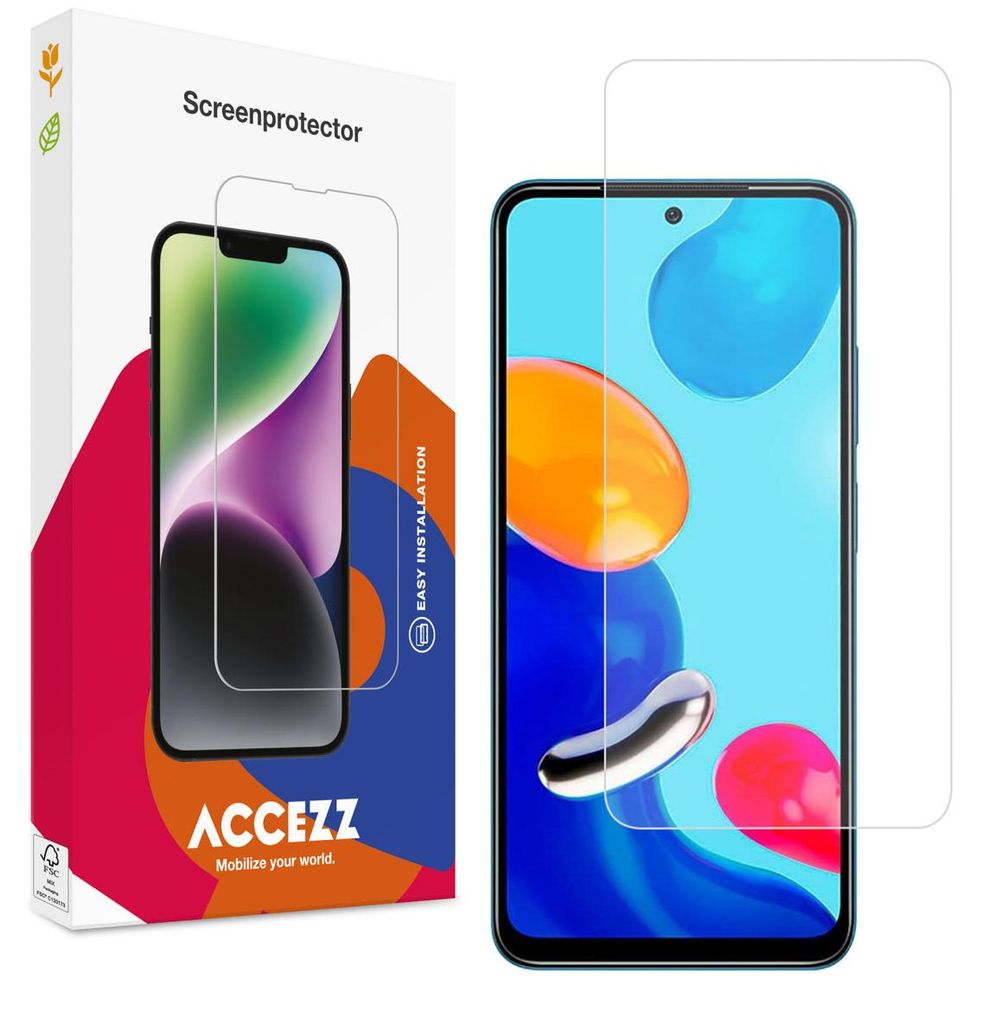Accezz Screen Protector aus gehärtetem Glas Xiaomi Redmi Note 11 (4G) / Note 11S (4G)