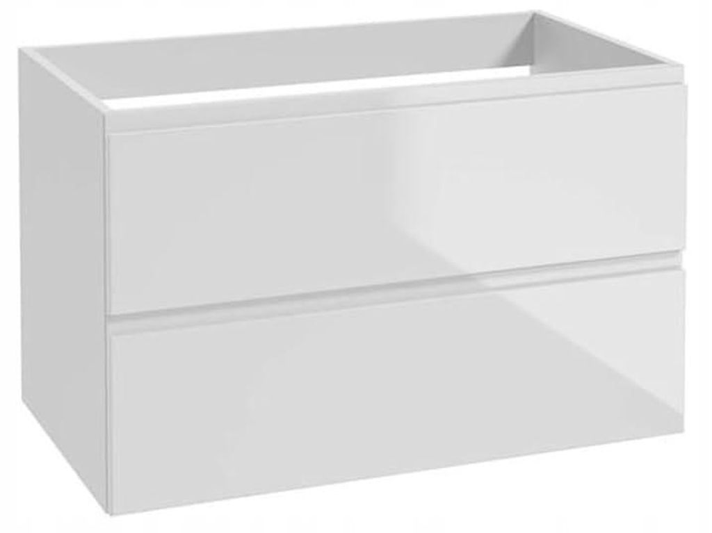 DomoDomo Mobile da bagno con piano 80x50 cm sospeso bianco Immagine del prodotto 