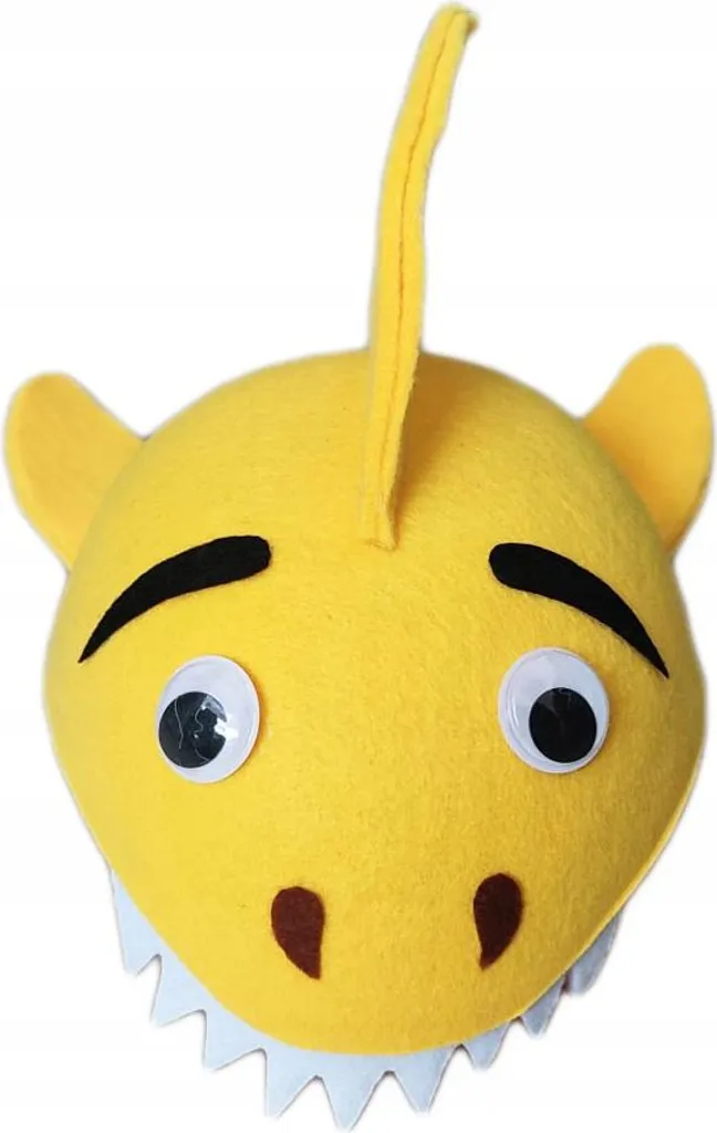 Cappello Squalo Giallo Shark: Accessorio Scenico per Bambini