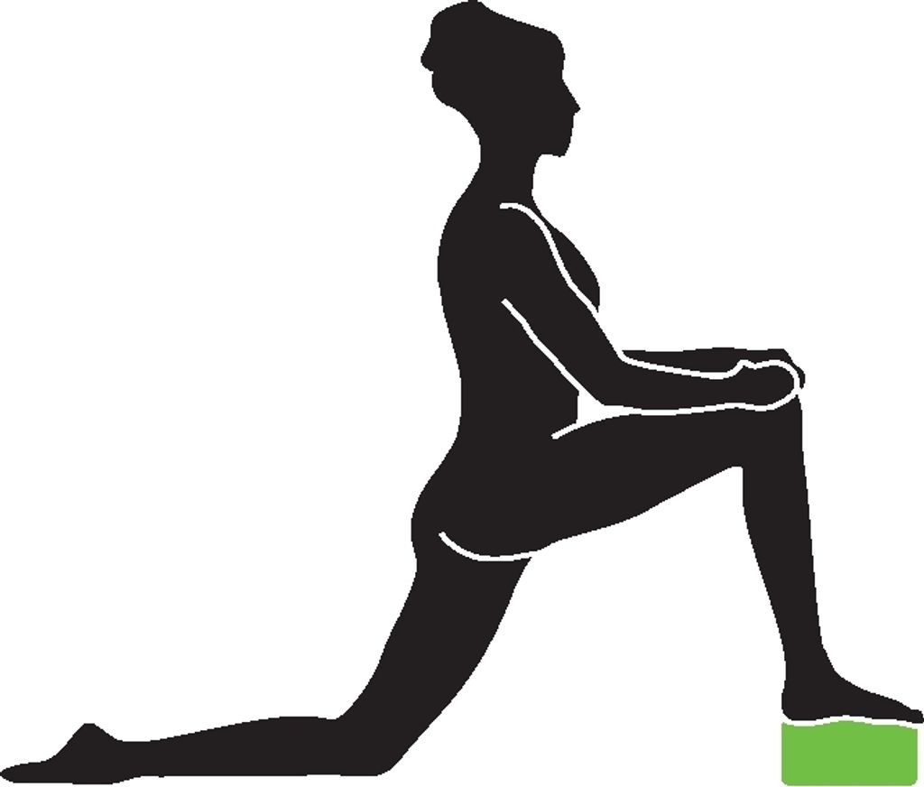 YOGA BLOCK (Schaumstoff, green-grey)