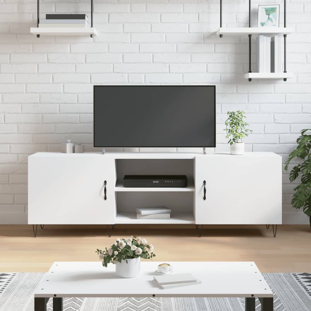 vidaXL TV Schrank Weiß 150x30x50 cm Holzwerkstoff - TV-Schrank - TV-Schränke - TV-Ständer - TV-Möbel