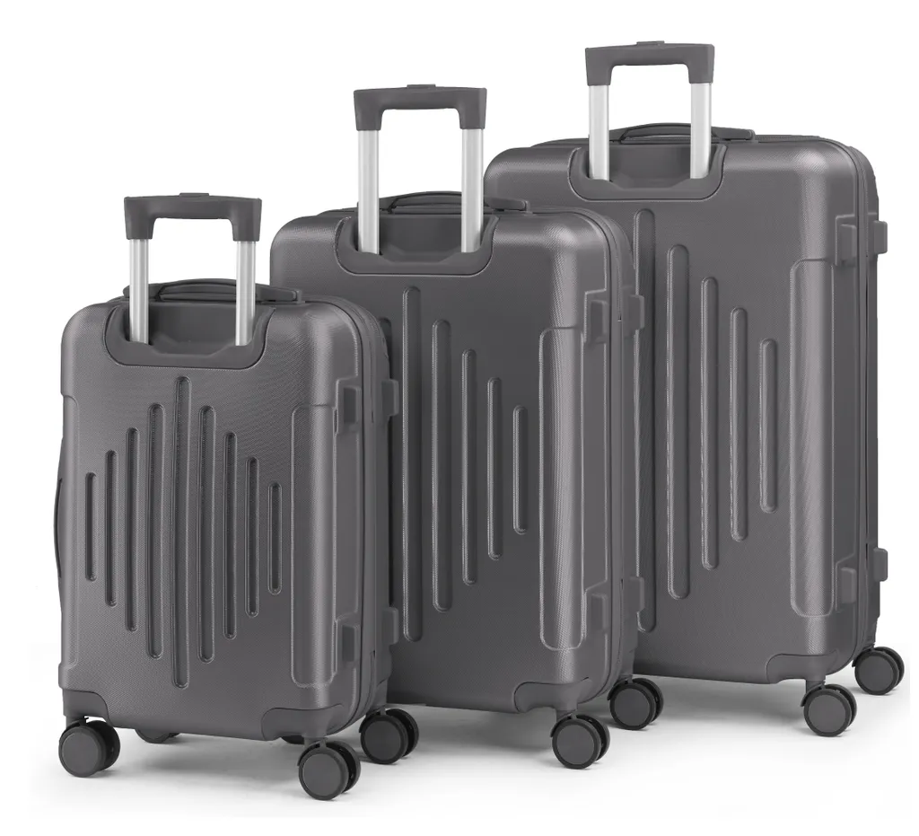 FCH Set Valigie Trolley 3 Pezzi ABS Rigide Ruote 360° | Offerta Viaggio