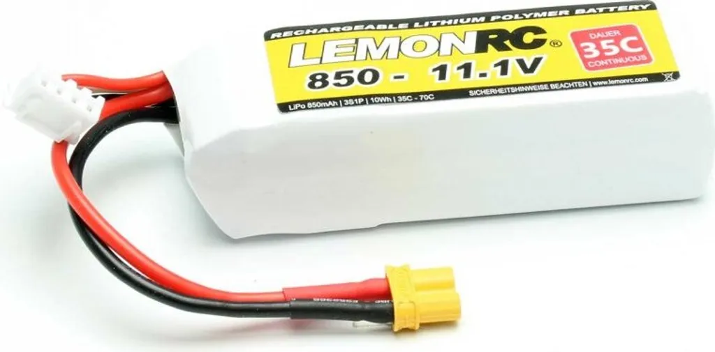 Batterie LiPo 850 11.1V 35C Pichler 15707 : Stop aux Pertes de Puissance