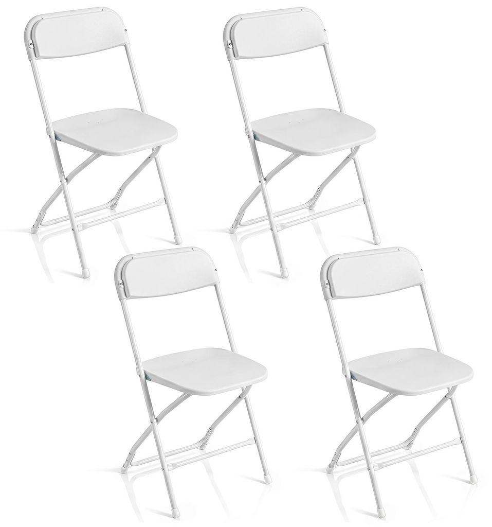 Ensemble de 4 chaises pliantes COSTWAY, chaises d'invités, Image du produit 