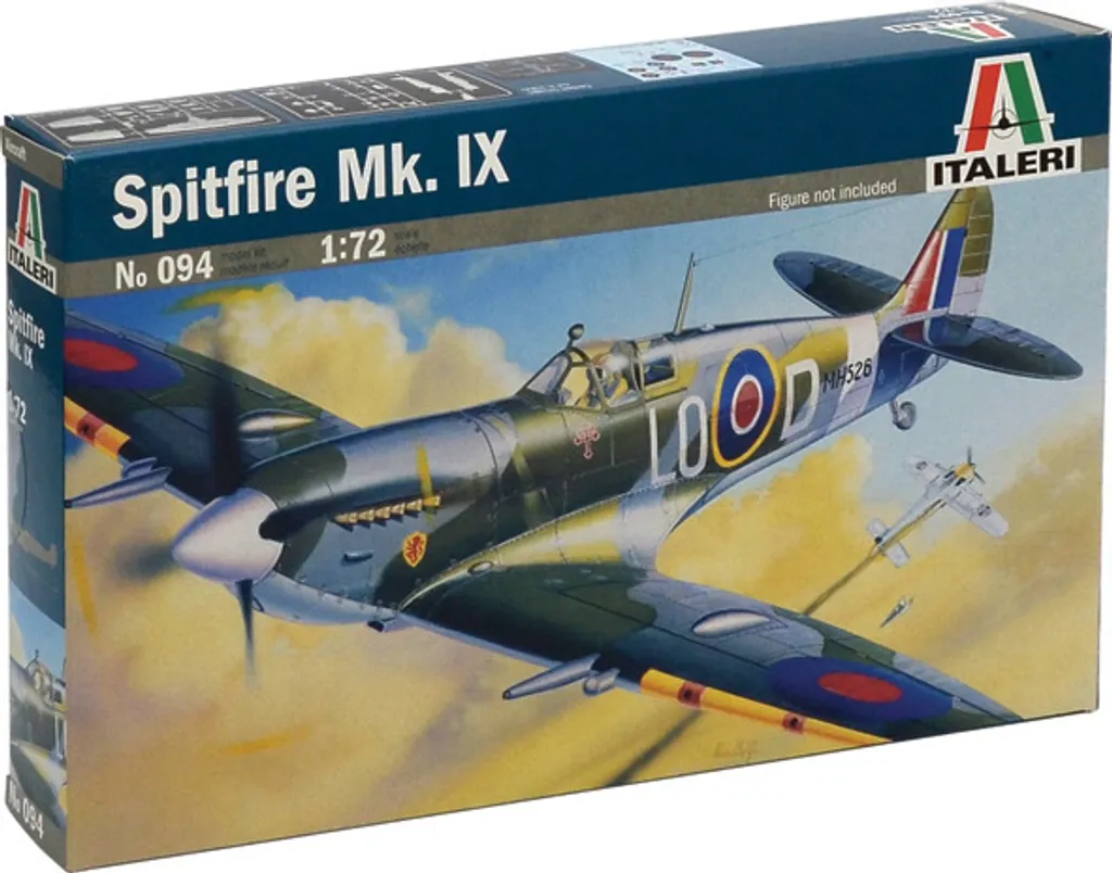 Maquette Avion Spitfire Mk.IX 1:72 Modèle Réduit 0094 pour Collectionneur