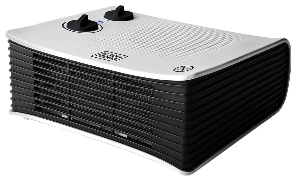 Termowentylator BLACK+DECKER 2000W Biały Płaski Zdjęcie produktu 