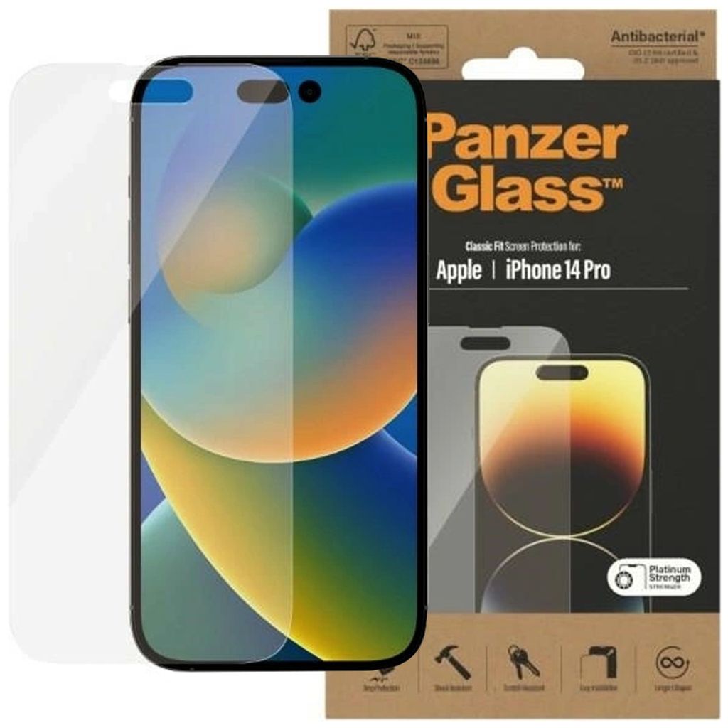 PanzerGlass ® Screen Protector iPhone 14 Pro | Classic Fit, Zdjęcie produktu 