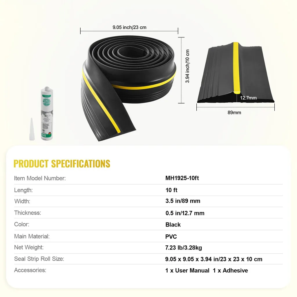 Solution Anti-Infiltration Joint de Seuil Garage contre Eau et Poussière