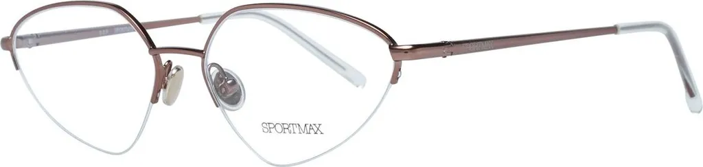 Monture Sportmax SM5007 53035 légère et robuste en acétate bleu écaillé