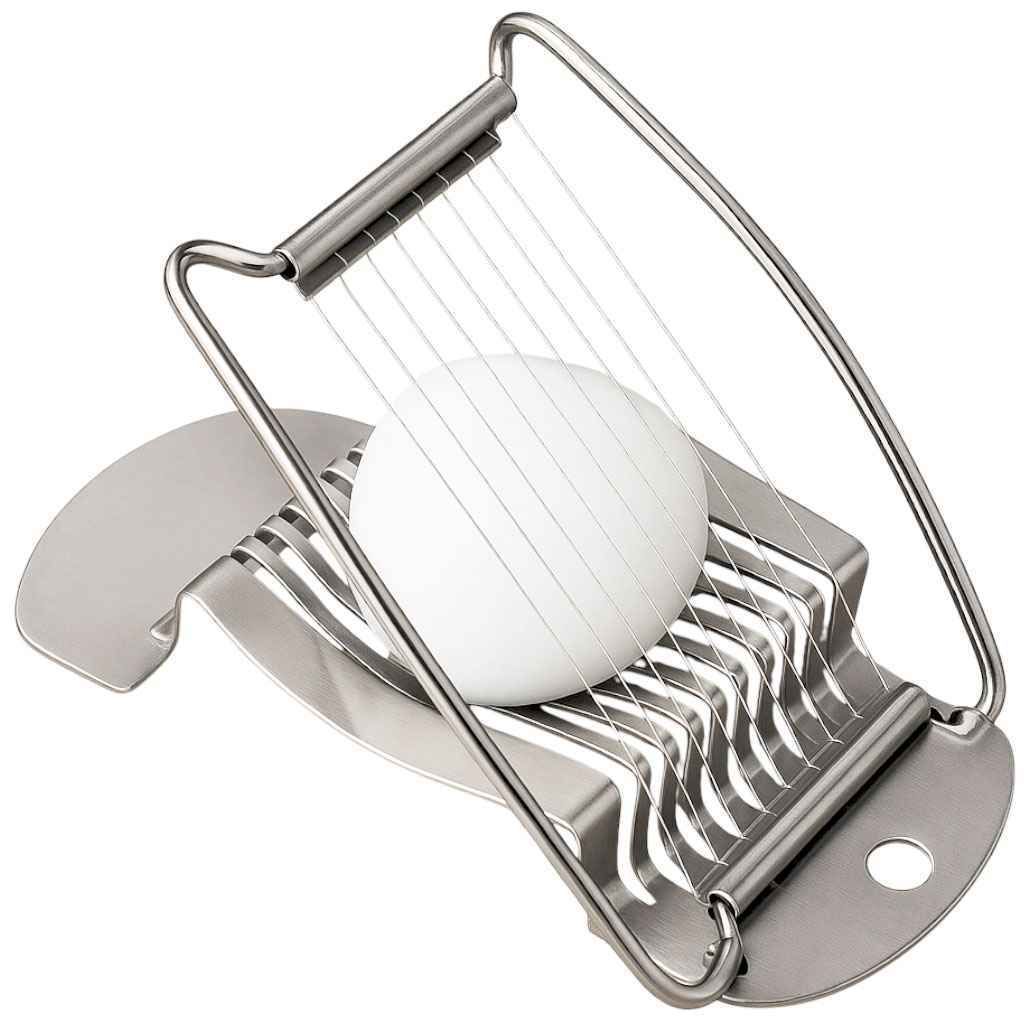 Eierschneider Edelstahl Ei Schneider Zerteiler Slicer Küche Gekochte Eier