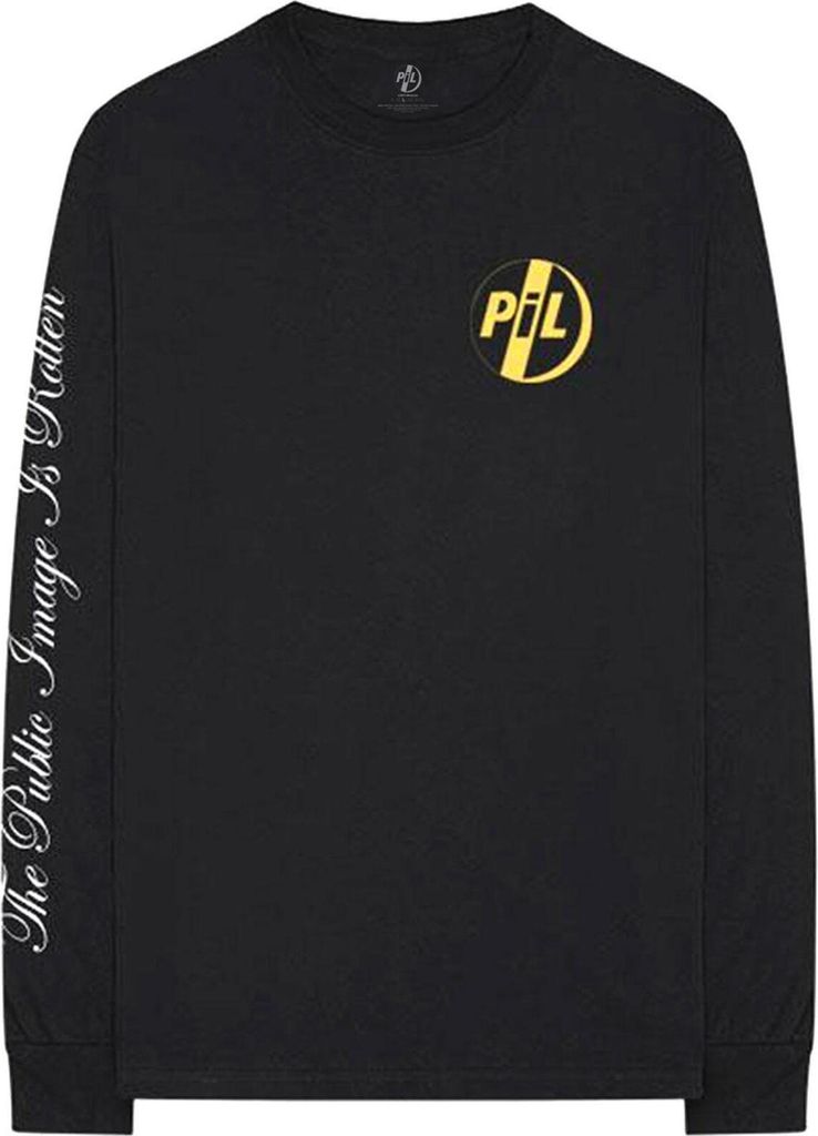 Public Image Ltd - "Image Is Rotten" T-Shirt für Herren/Damen Uni Langärmlig RO7639 (S) (Schwarz)
