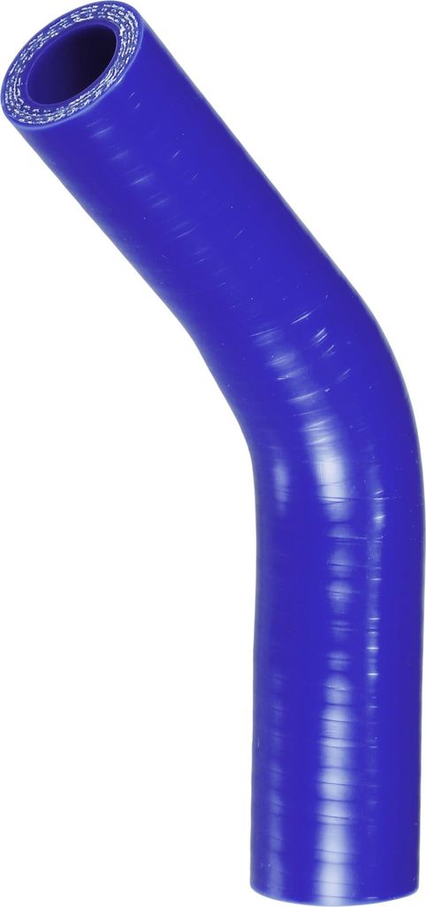 1 Stück 19-22mm 0,75"-0,87" ID 90mm 3,54" Länge 45 Grad blau Autosilikonschlauch Kühlmittelschlauch Universal