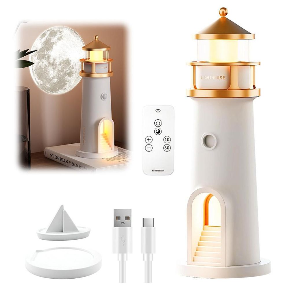 Décoration phare,Lampe phare, avec télécommande,Cadeau Image du produit 