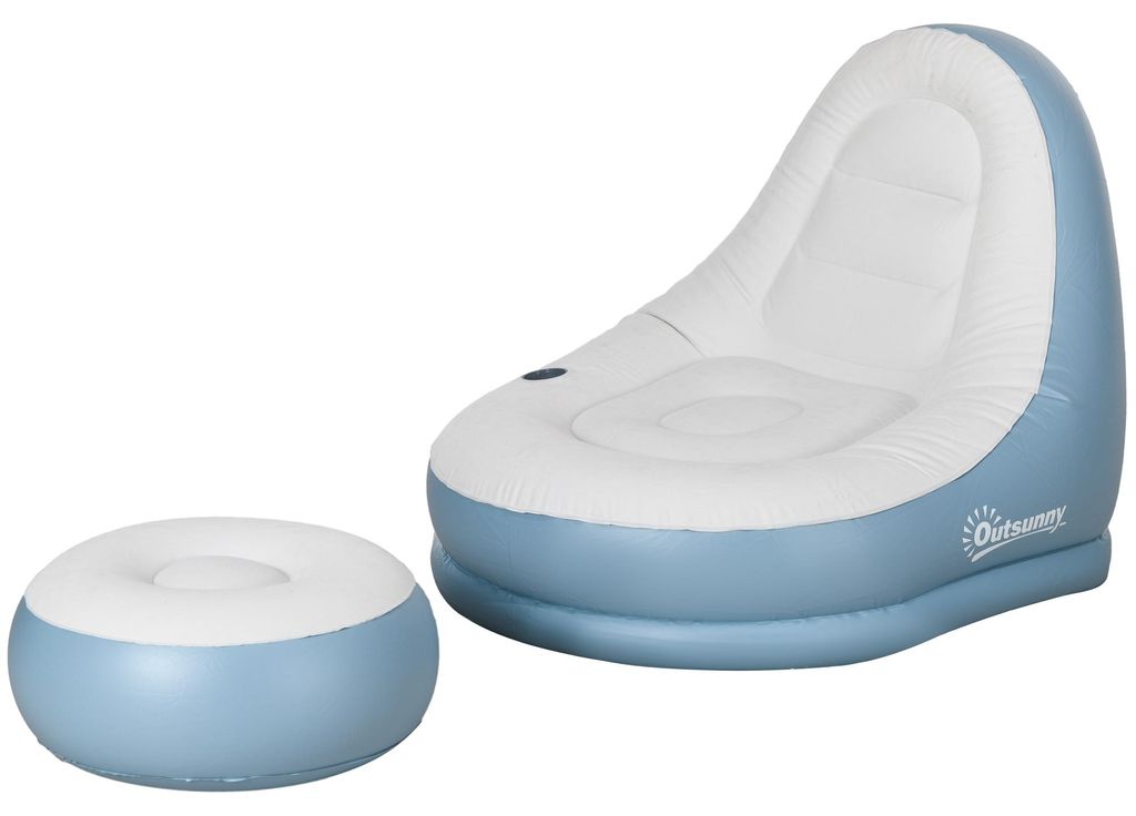 Outsunny opblaasbare bank, opblaasbare fauteuil met Productafbeelding 