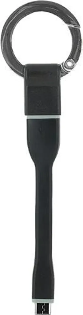 Câble Micro-USB Nomade Porte-clés pour Recharge Mobile 2.1A Blanc