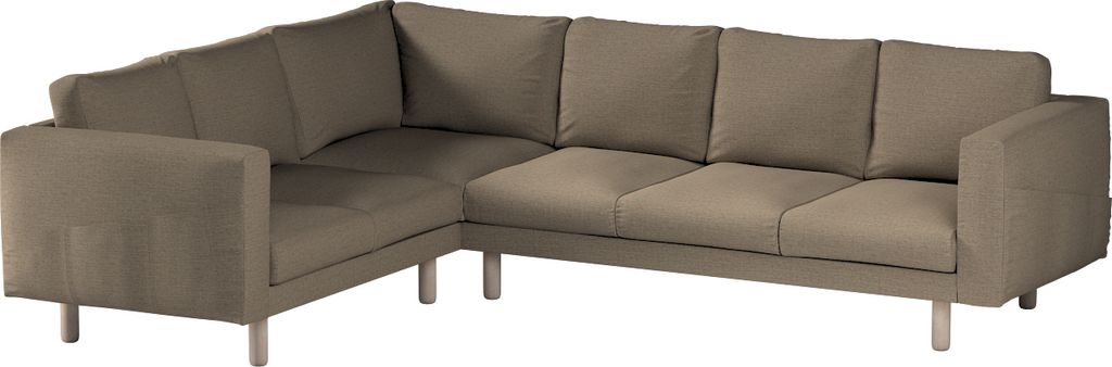 Dekoria Bezug für Norsborg 5-Sitzer Ecksofa, beige, Produktbild 