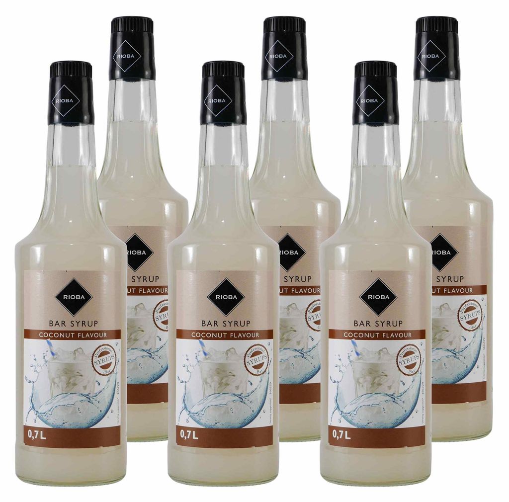 Rioba Coconut (Kokosnuss) Syrup (6 x 0,7L)
