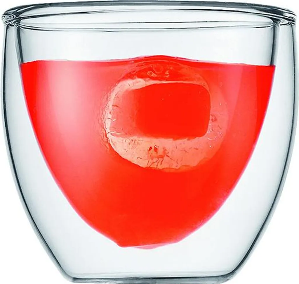 Set 2 Bicchieri Espresso Bodum 8cl Vetro Termico Doppia Parete 4557