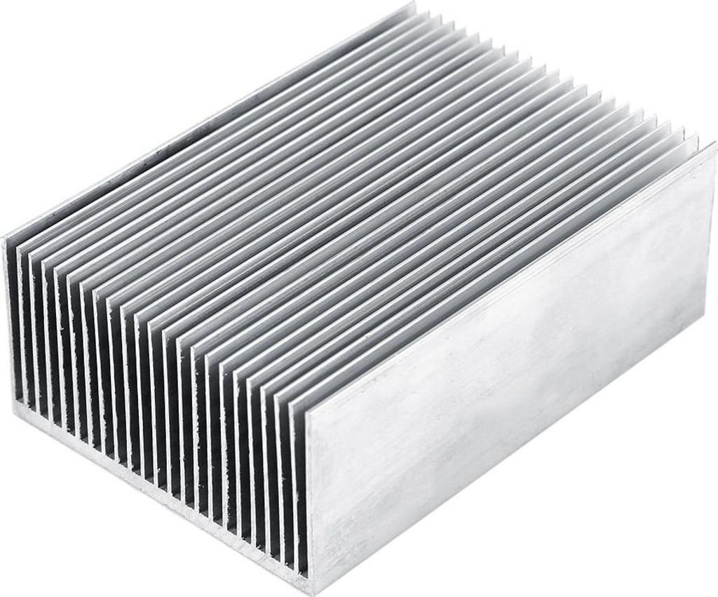 1pc Aluminium Kühlkörper 100x69x36mm für LED Verstärker, Transistor, IC Module – effektive Wärmeableitung